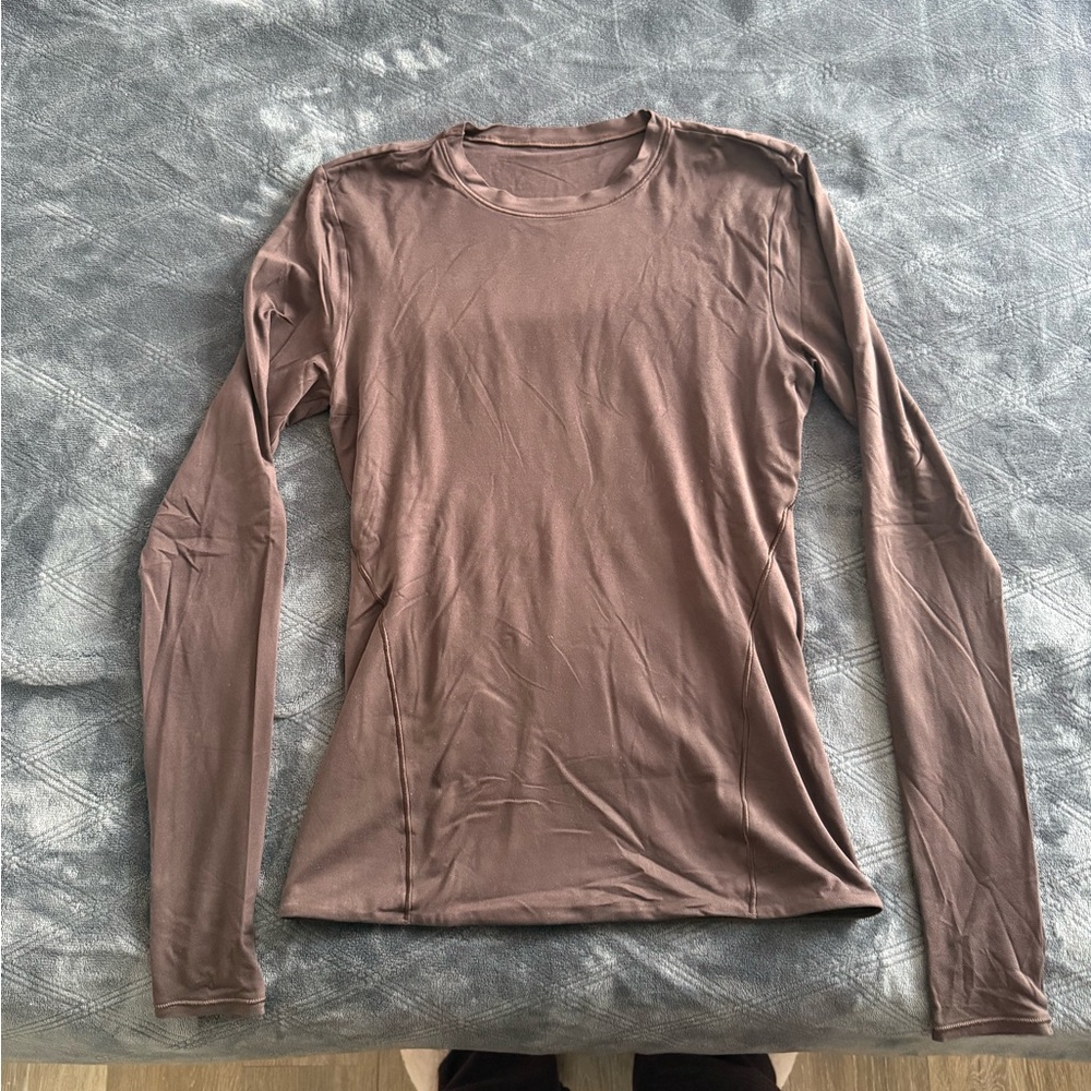 Lululemon Long Sleeve Brown Top